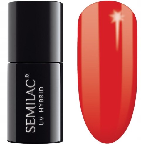 Semilac Lakier hybrydowy 063 Legendary Red 7 ml