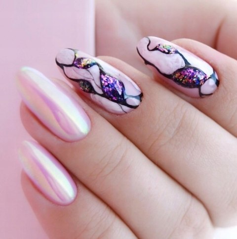 Semilac Lakier hybrydowy 218 Pearl Lila 7ml