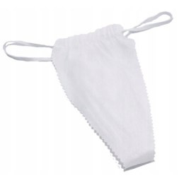 Stringi jednorazowe białe rozm. M 10szt