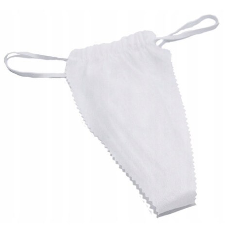 Stringi jednorazowe białe rozm. M 10szt