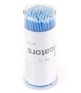 Aplikator do rzęs Maxim mikro szczoteczka 2,5 mm 100 szt. niebieskie