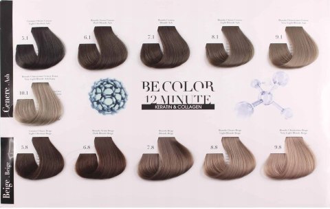 Farba do włosów bez amoniaku 4.0 ŚREDNI BRĄZ BE COLOR BE HAIR 100 ML