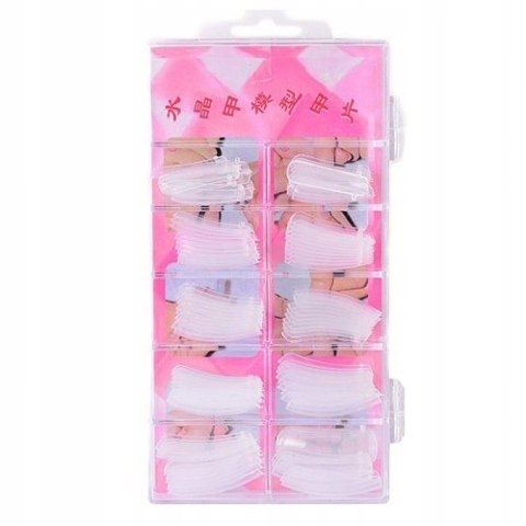 Formy tipsy do Flexy GEL akrylożelu 120szt