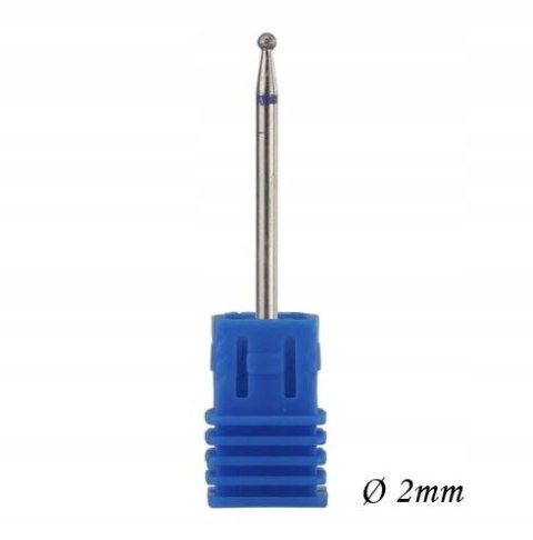 Frez diamentowy kulka 2 mm