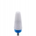 Frez do Paznokci Wałów Ceramiczny Ścięty Stożek Niebieski Średni FRC500-8