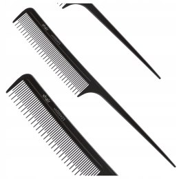 Grzebień fryzjerski do czesania, do zabiegów xhair czarny 00423