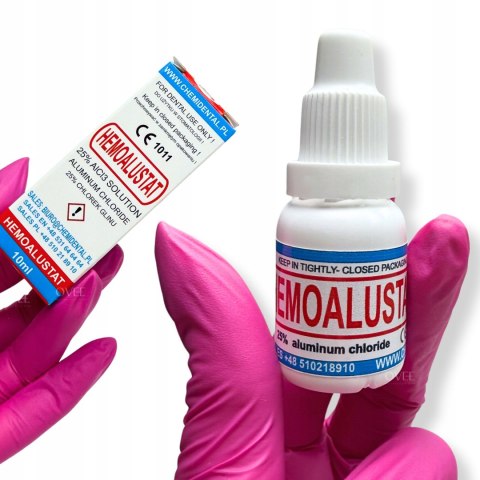 HEMOALUSTAT Płyn do Tamowania Hamowania Krwawienia Skórek 10ml