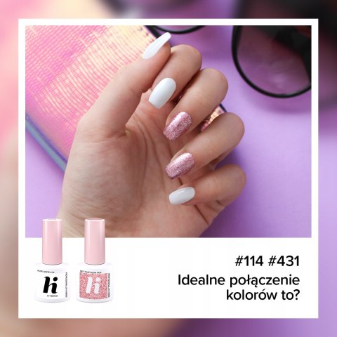 HI HYBRID LAKIER HYBRYDOWY 114 PURE WHITE 5ml