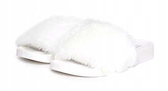 KLAPKI SEMILACZKI BIAŁE ROMIAR 39