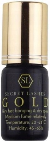 KLEJ DO RZĘS Secret Lashes GOLD 3g klej do przedłużania rzęs