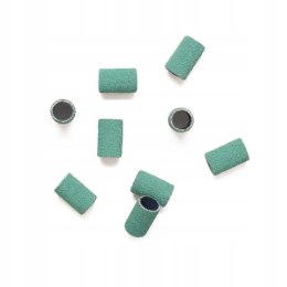 Nakładki Kapturki na Frezy 150 Walec Turkusowe Manicure 100 szt Aba Group