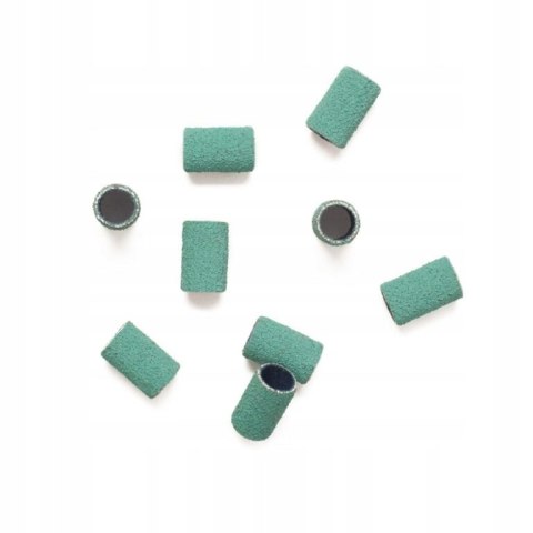 Nakładki Kapturki na Frezy 150 Walec Turkusowe Manicure 100 szt Aba Group