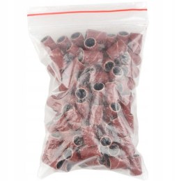 Nakładki ścierne do pedicure #80 kapturki na mandrel 100 szt