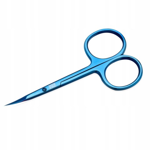 Nożyczki do Paznokci i Skórek Zagięte ManiKing Stal Nierdzewna (1466-MK)