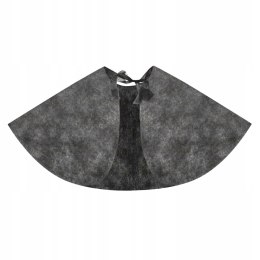 Peleryny pelerynki fryzjerskie jednorazowe czarne włókninowe krótkie 50 szt