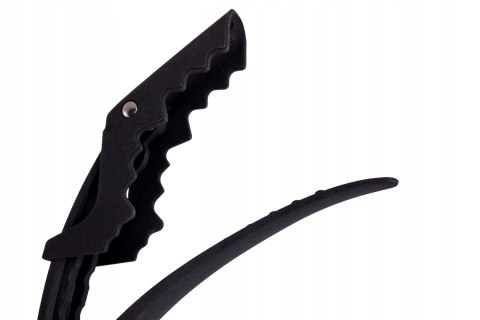 Ponik's Klips do włosów 6 szt. czarny krokodylki BKL014