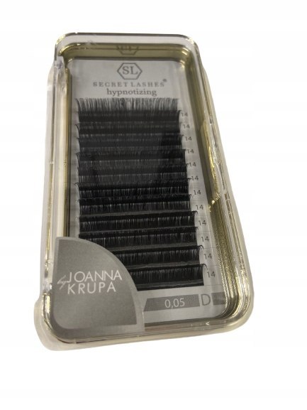 SECRET LASHES Rzęsy Hypnotizing D 0,05 DŁUGOŚĆ 14