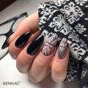 SEMILAC LAKIER HYBRYDOWY 300 PERFECT BLACK 7ML
