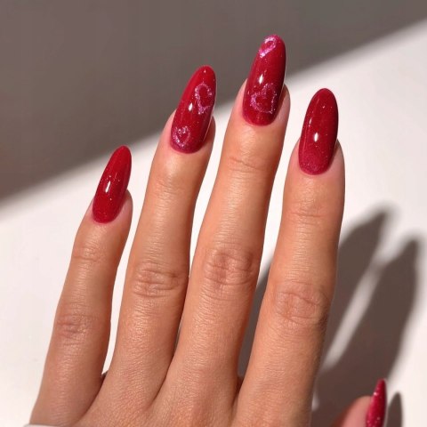 SEMILAC LAKIER HYBRYDOWY 794 SWEET STRAWBERRY 7ml RED OBSSESION