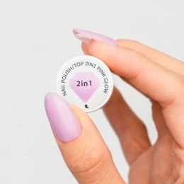 SEMILAC TOP do lakierów klasycznych PINK GLOW 7ML