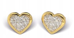 STUDEX KOLCZYKI SYSTEM 75, SERCE 7523-3564, 1 PARA