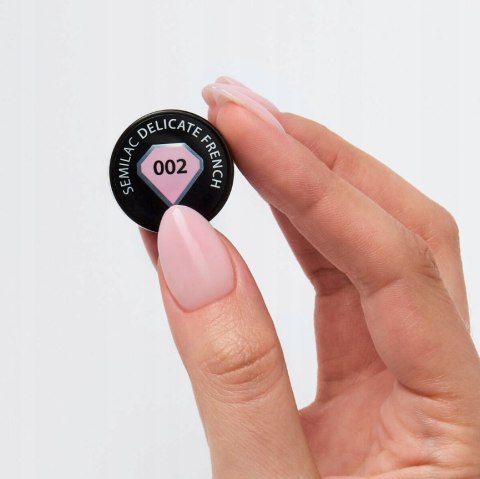 Semilac Lakier hybrydowy 002 Delicate French 7 ml