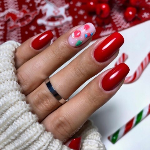 Semilac Lakier hybrydowy 027 Intense Red 7 ml