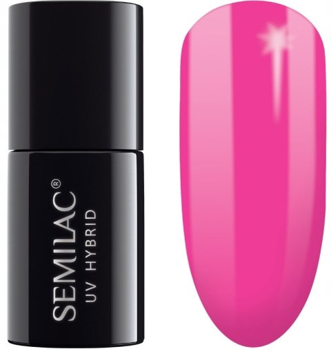 Semilac Lakier hybrydowy 517 7ml Neon Pink