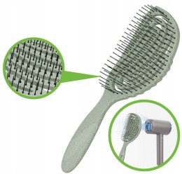Szczotka Ponik's do suszenia włosów ekologiczna zielona