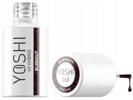 Yoshi lakier hybrydowy do paznokci UV LED Burnout nr 263 CAT EYE 6ml