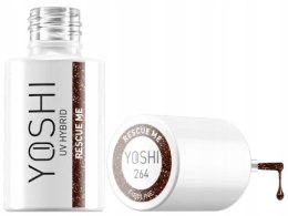 Yoshi lakier hybrydowy do paznokci UV LED Rescue Me nr 264 CAT EYE 6ml