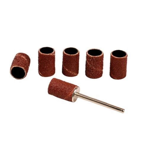 Zestaw frezów diamentowych Maxim 6 sztuk + nakładki ścierne