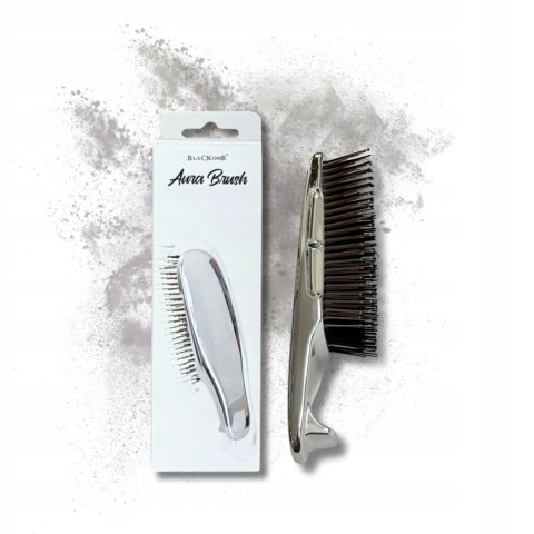 BLACKOMB AURA BRUSH szczotka trychologiczna do włosów i masażu | Srebrna