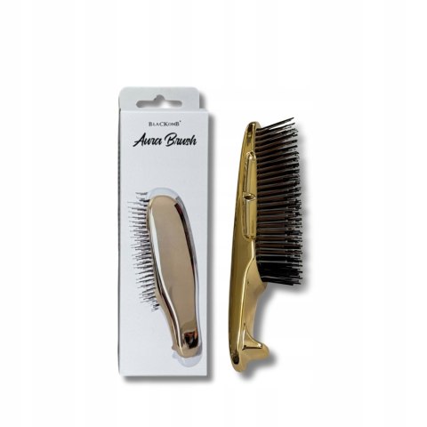 BLACKOMB AURA BRUSH szczotka trychologiczna do włosów i masażu | Złota