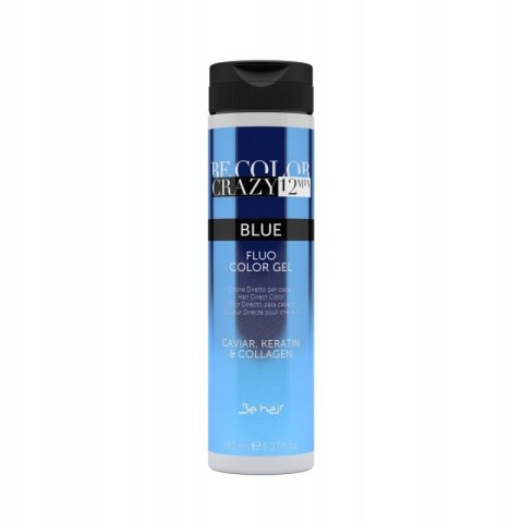 Be Hair Be Color Crazy Blue toner w żelu niebieski 150ml