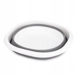 Brodzik Miska do pedicure składana szara 10 l