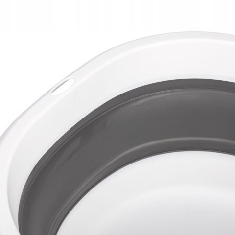 Brodzik Miska do pedicure składana szara 10 l