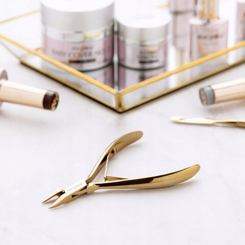 Cęgi do paznokci złote Aba group 1097