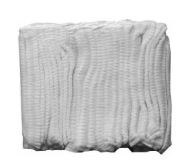 Czepki kosmetyczne włókninowe Polipropylenowe Białe Harmonijka, 100 sztuk