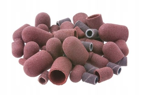 Kapturek Ścierny Pedicure na Frez 7mm #80, 10 SZT