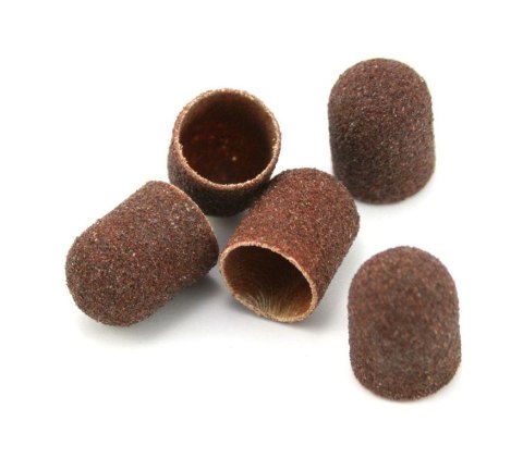 Kapturek Ścierny Pedicure na Frez 7mm #80, 10 SZT