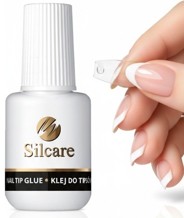 Klej do tipsów z pędzelkiem 7g Silcare