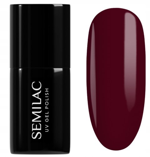 Lakier hybrydowy lakier kolorowy Semilac Burgundy Red 316 7ml