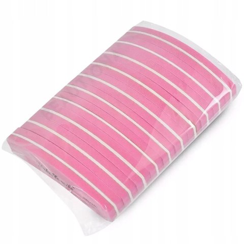 MINI POLERKA ŁÓDKA DO PAZNOKCI 180/240 RÓŻOWA 10SZT