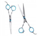 Nożyczki do strzyżenia + 2 grzebienie Ponik's zestaw FNZ005