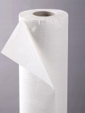 Podkład medyczny celulozowy podfoliowany rolka 60 cm x 50 m biały Eco