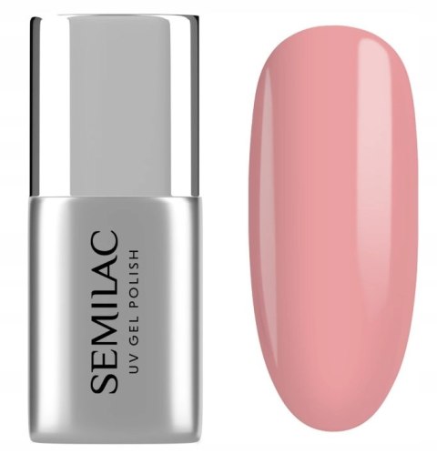 SEMILAC BAZA HYBRYDOWA DO PAZNOKCI Z WŁÓKNAMI - FIBER BASE PINK BEIGE 7ml