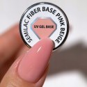 SEMILAC BAZA HYBRYDOWA DO PAZNOKCI Z WŁÓKNAMI - FIBER BASE PINK BEIGE 7ml