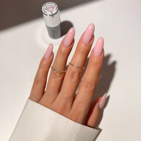 SEMILAC BAZA HYBRYDOWA DO PAZNOKCI Z WŁÓKNAMI - FIBER BASE PINK MILK 7ml