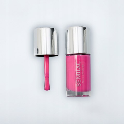 SEMILAC KLASYCZNY LAKIER DO PAZNOKCI NEONOWY RÓŻOWY 119 NEON PINK 9ml